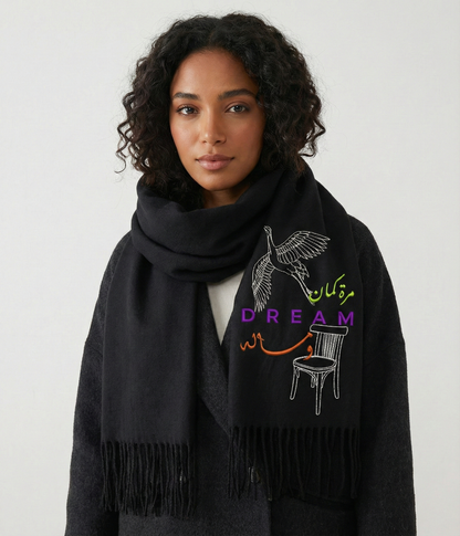 Unisex dreamy scarf