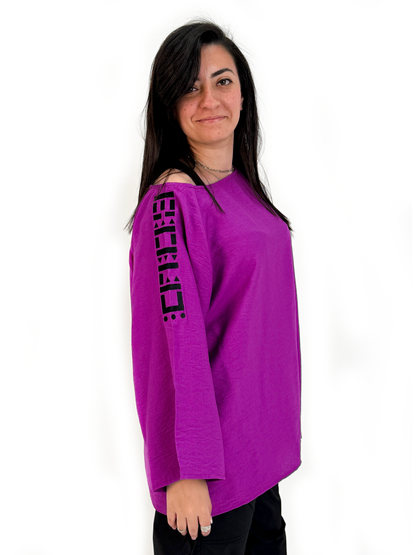 Embroidered Linen top