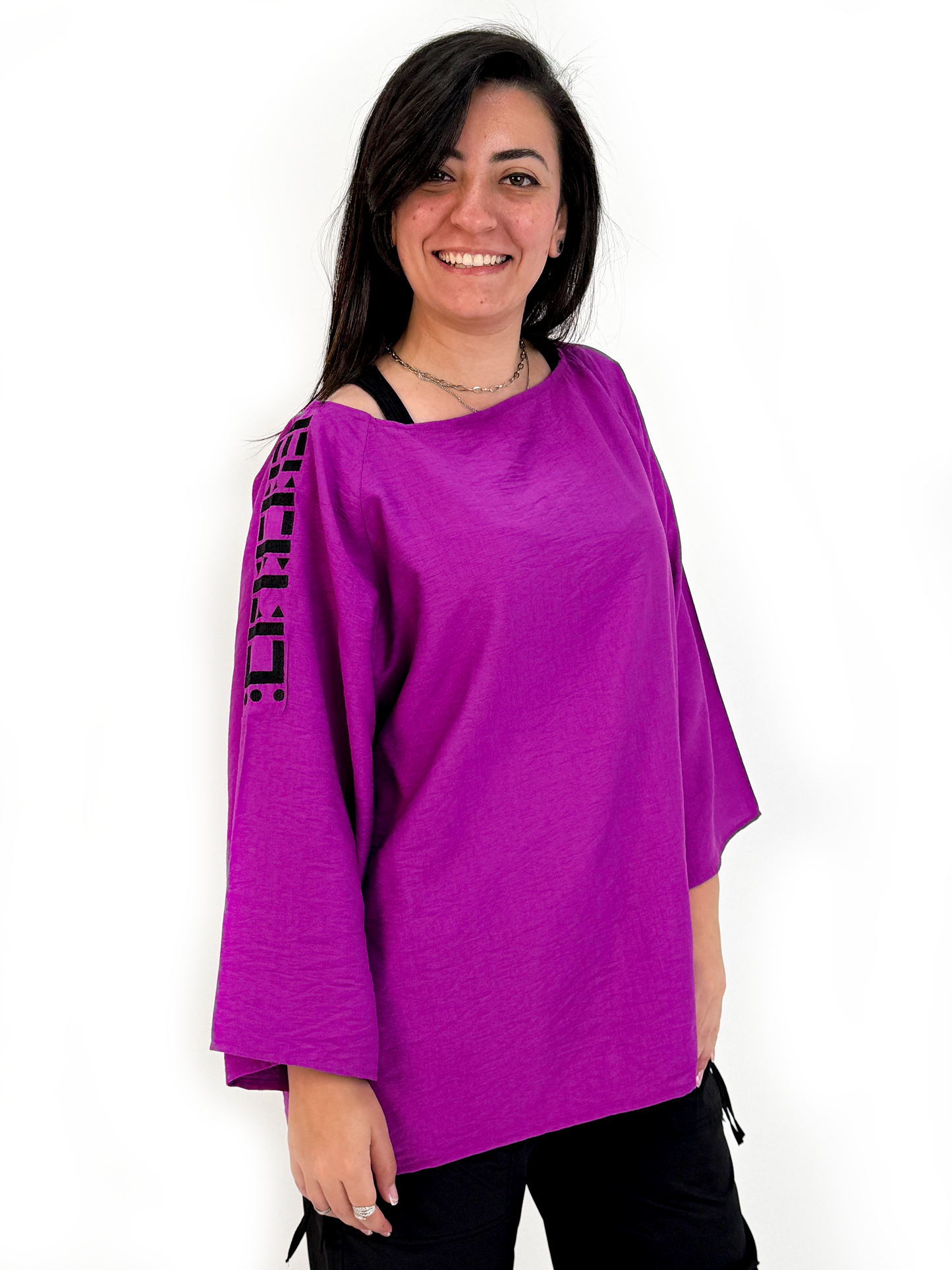 Embroidered Linen top