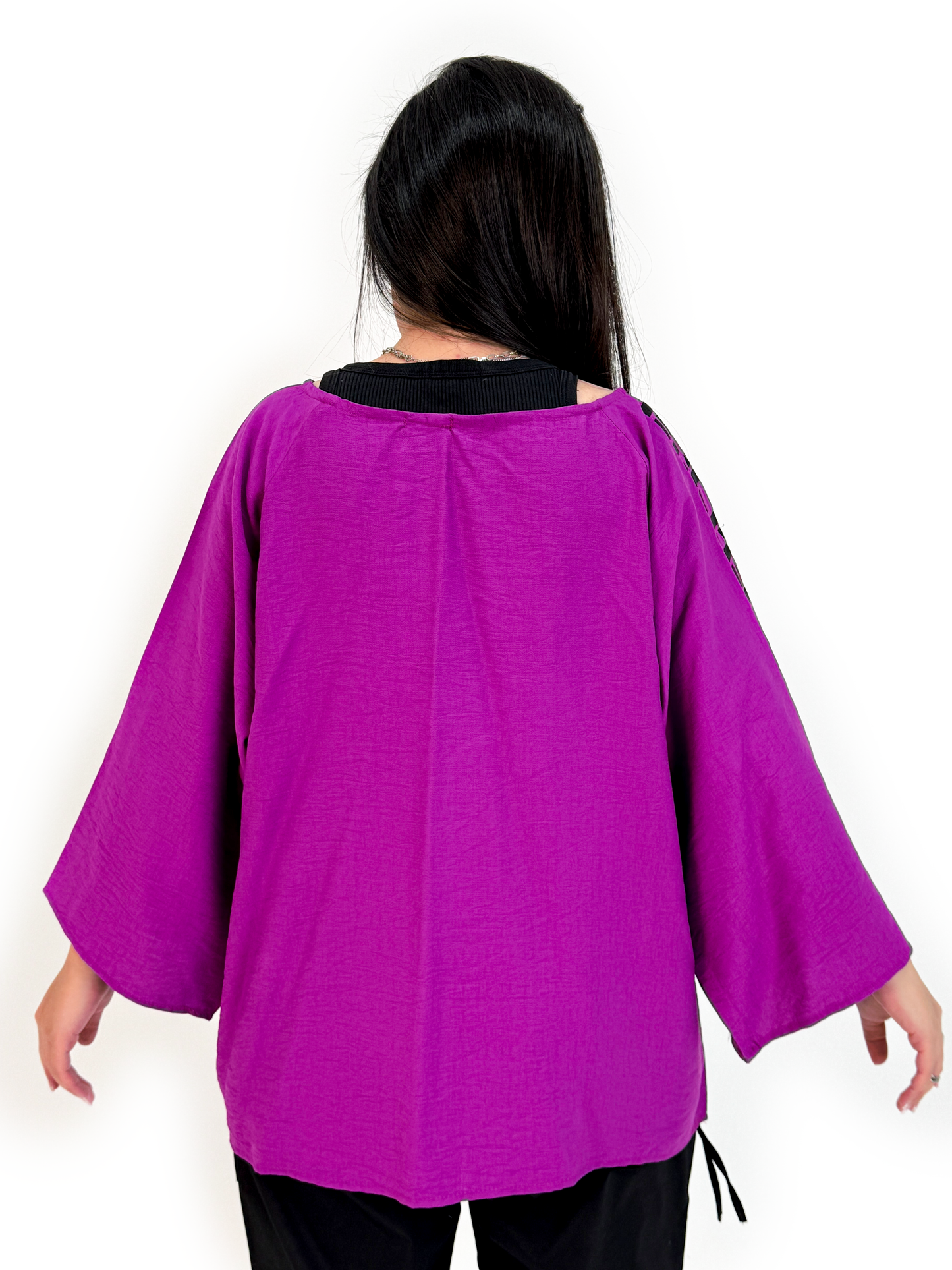 Embroidered Linen top